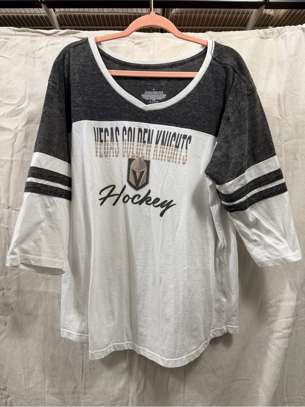 Vegas Golden Knights Hockey Tee - Black & White